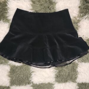 Betsey Johnson Velvet Mini Skirt